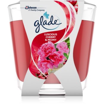 GLADE Luscious Cherry & Peony lumânare parfumată - imagine 2